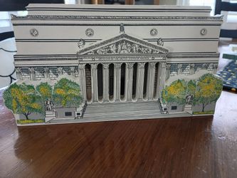 "The National Archive in Washington, DC". SHEILA genuine wood shelf art -- signed  1991