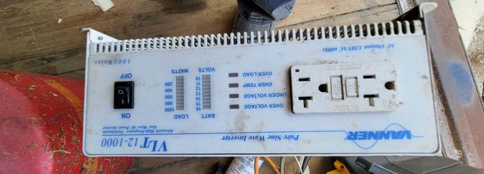 Vanner Inverter 12V Input 120V Output for Universal VLT12-1000