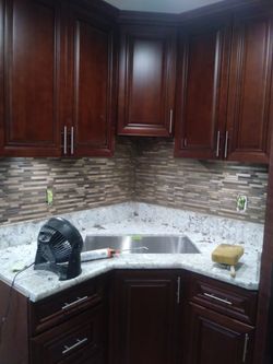 Kitchen cabinets