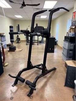 Fitness Reality Power Tower Dip Station Pull-Up Bar