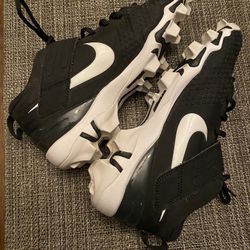 Nike Force Trout 7 Keystone Black White Boys Youth Baseball Cleats- Size 5Y 5 