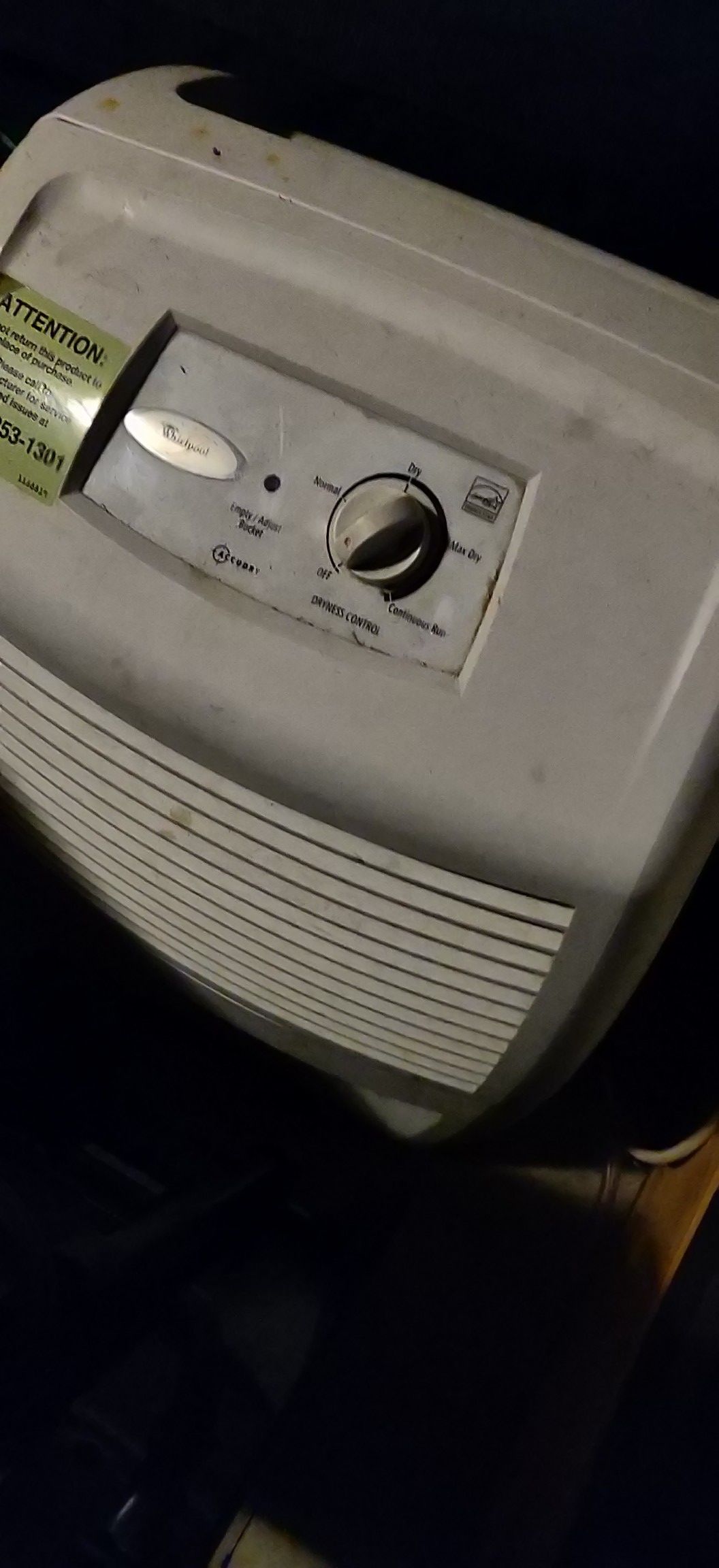 Dehumidifier works good used condition