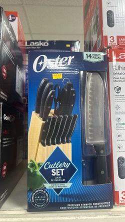 Oster 14 pc Cutlery Set Stainless Steel