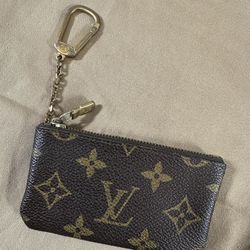 LOUIS VUITTON Monogram Pochette Cles Coin Purse 