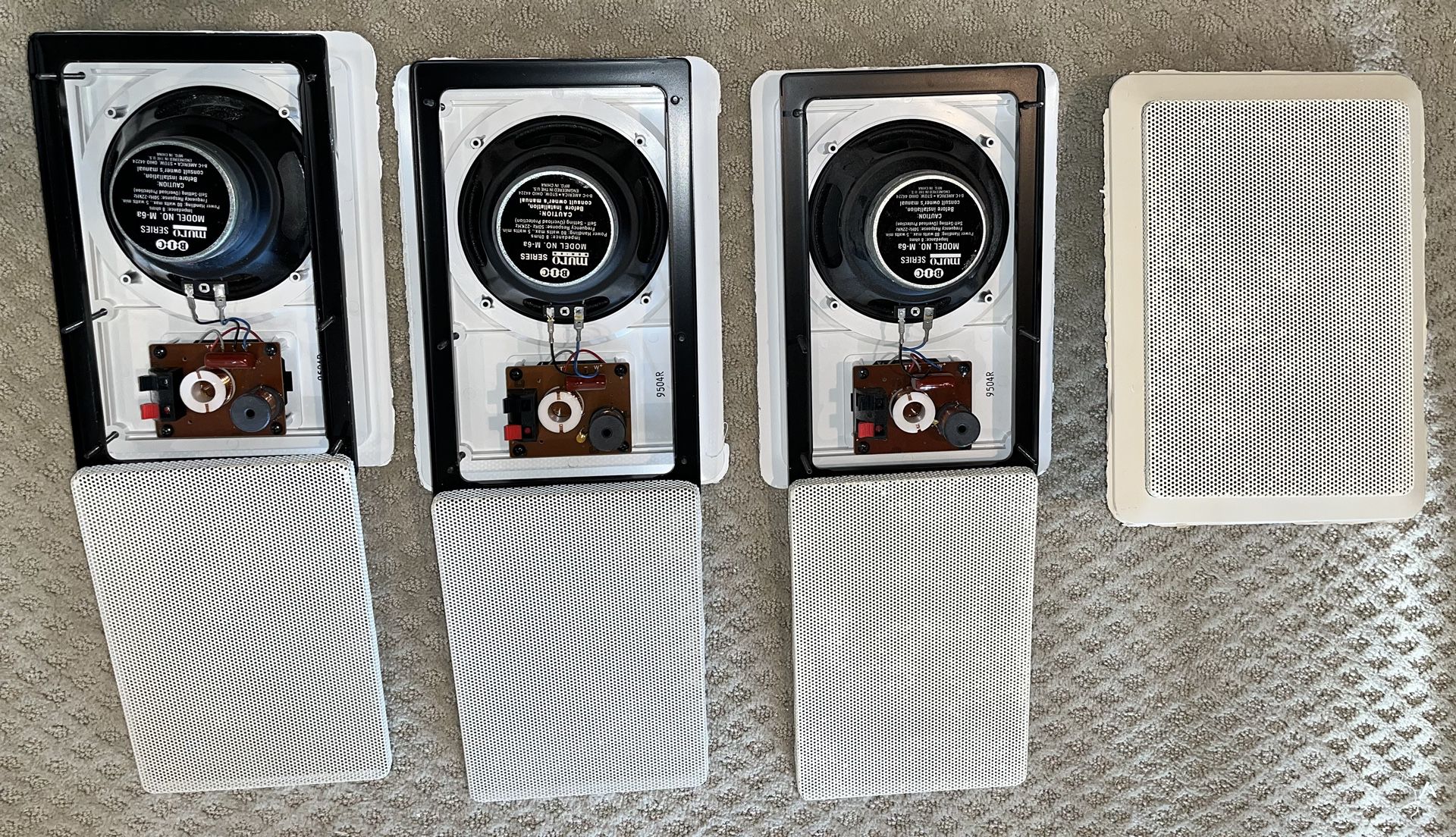 4 Used In Wall Speakers