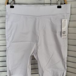 White Stretch Shorts, 1XL