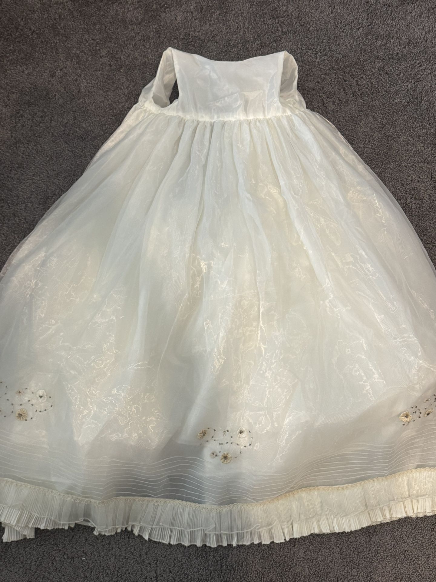 Baptism Dress With Headband