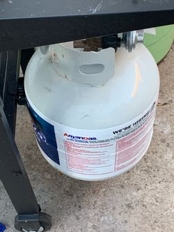 Empty AmeriGas Propane Tank