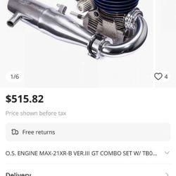 Nitro Motor With Pipe