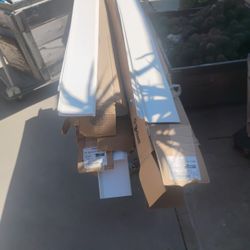 Vinyl Molding Commercial Three Boxes Of 4x4 And One Box Of 2x2 I'm Asking 60 Bucks For Everything