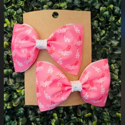 Dodgers Hairbows