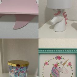 Unicorn Girls Decor 
