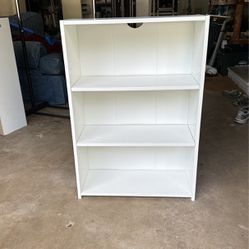 Two 3 Shelf Bookshelves