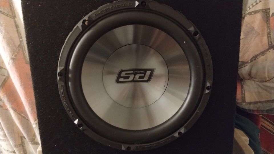 12" Phoenix Gold RS series sub 500 RMS