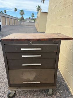 Vintage Rolling Tool Chest