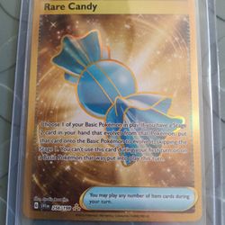 Rare Gold And Special Illustration Pokemon Cards With Protectors (4 Cards Total)