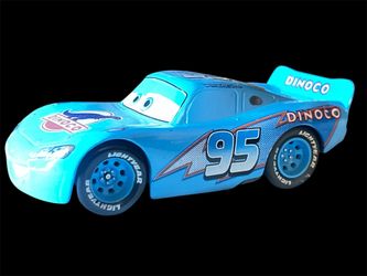 Disney Pixar Cars Dinoco Lightning McQueen Diecast 1:55 Metal Car Toy