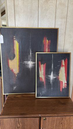 Vintage framed art