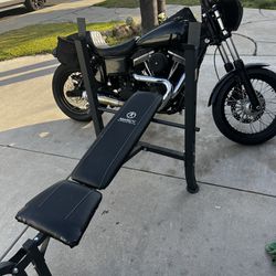Workout Bench And Rower 