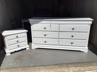 Dresser and nightstand