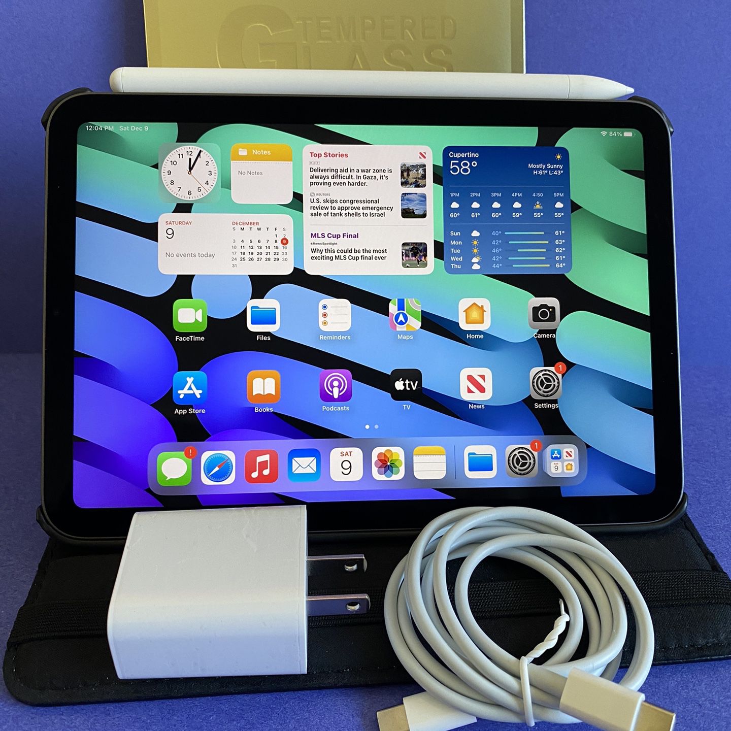Apple Ipad Mini 6th Generation (Latest Model/ 8.3” Retina Display) 64GB with stylus pen, case & Accessories (256GB $529) 