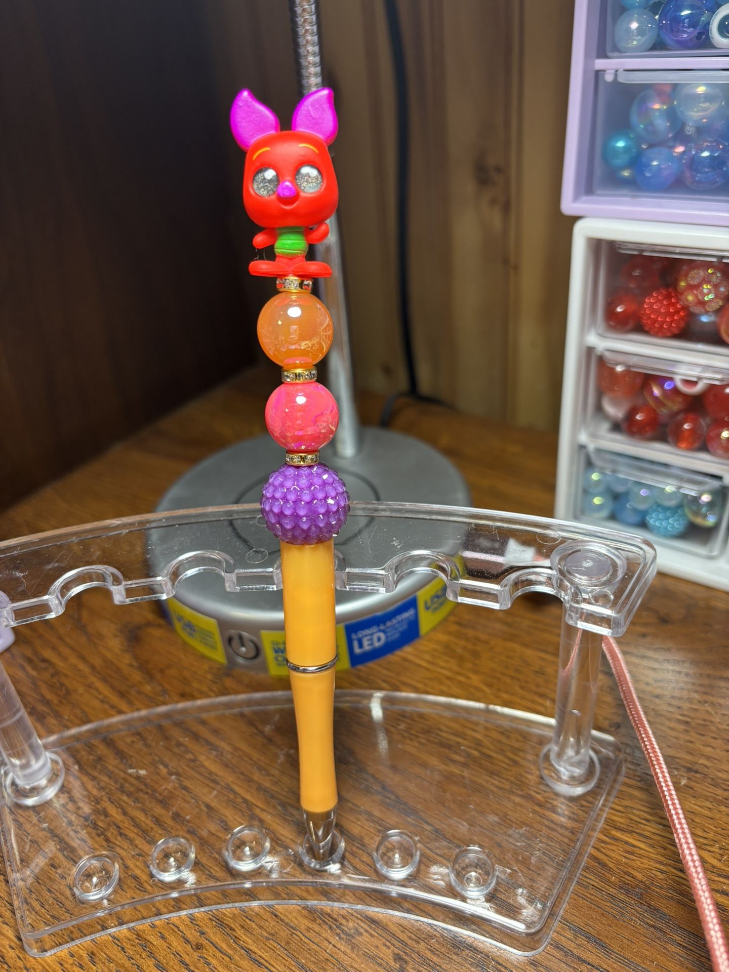 Piglet Doorable Beaded Pen