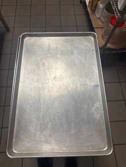 Lot of 15 Commercial Aluminum Sheet Pans - 3 Sizes