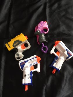 Nerf Single Shots Lot