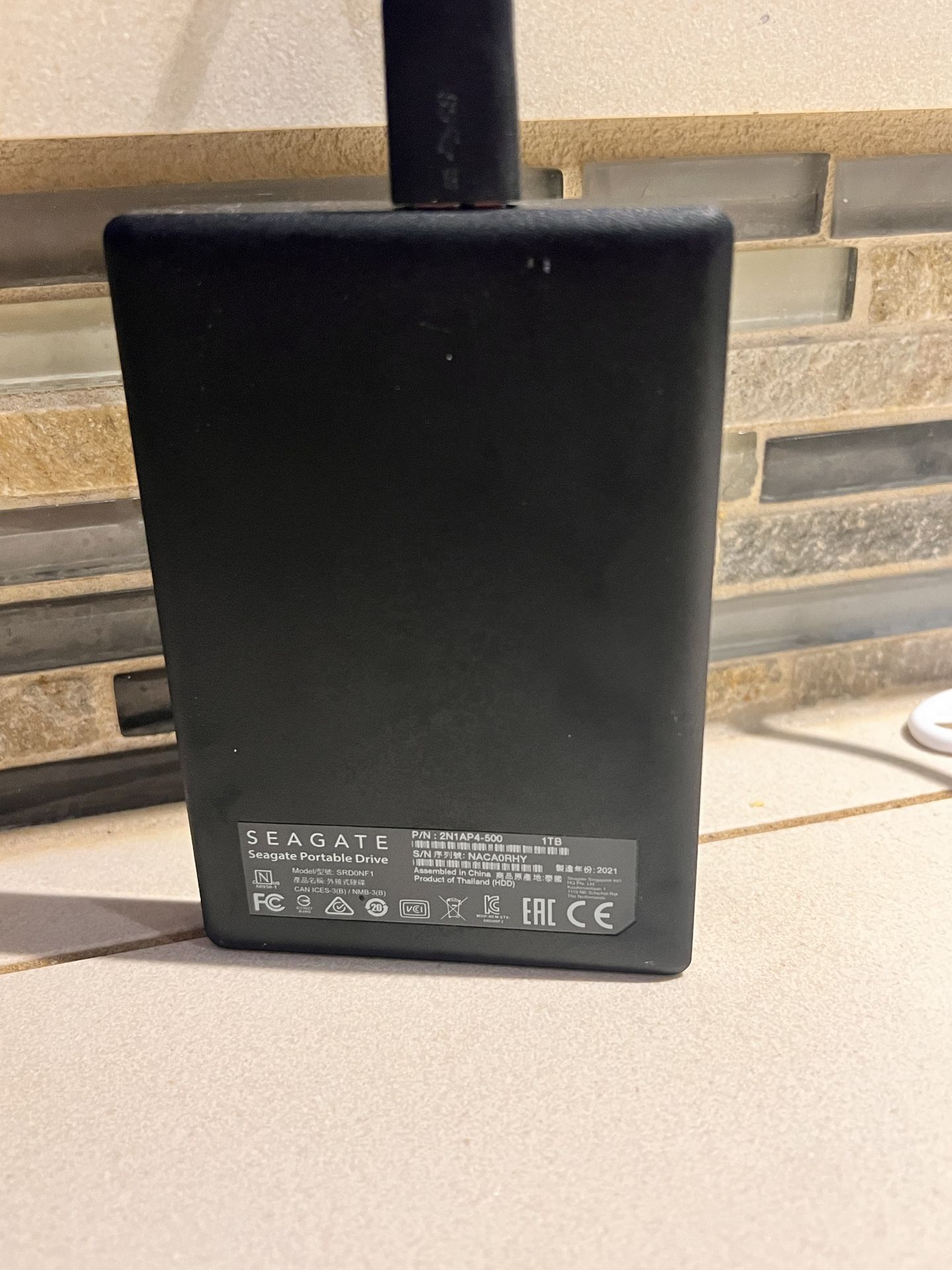 1TB Seagate Portable Storage 