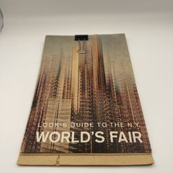 1963 New York’s World’s Fair “Look Guide” Maps & Food & To Do Brochure Booklet