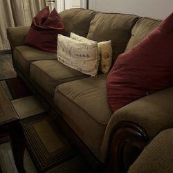 Full Living Room Set,  Kids Bedroom Set, and 3 Bar Stools