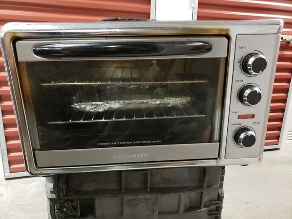 Hamilton Beach Black And Stainless Countertop Oven With Convection