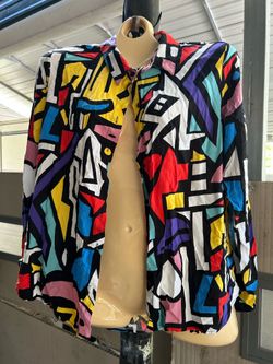 Retro 90’s pattern women’s button down
