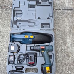 Ryobi 12.0 V Power tools and Vacuum. Not tested. Unknown condition. See pictures.