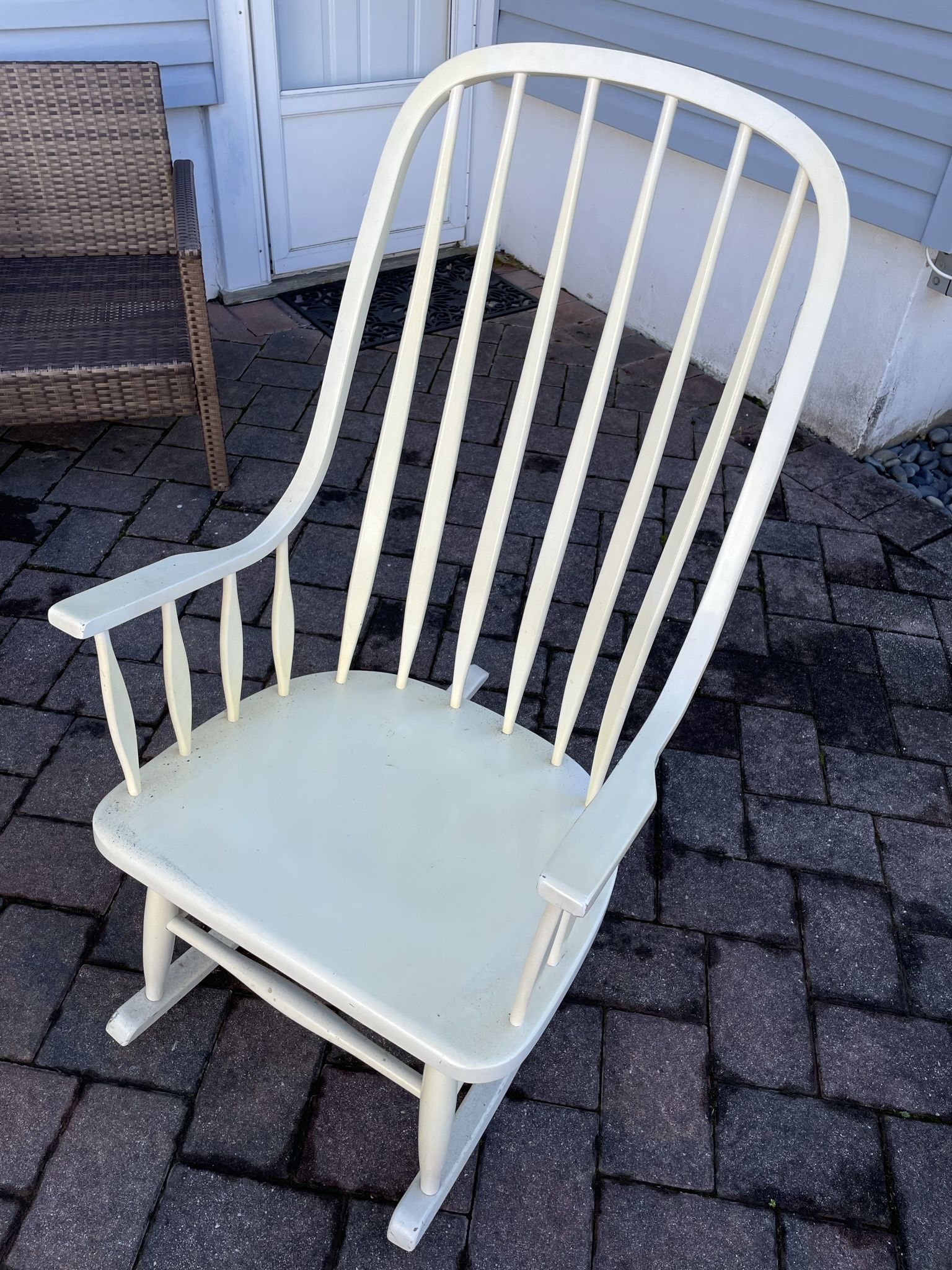 Pottery Barn Wooden Rocking Chair