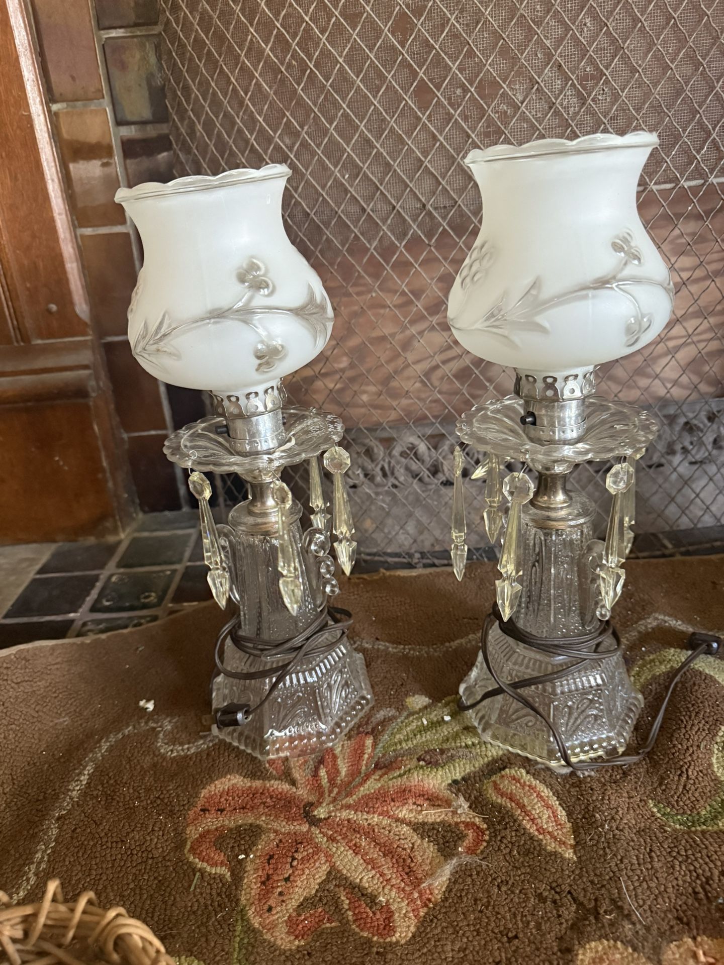 Antique Glass Lamps