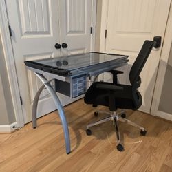 Draft Desk/Table With Storage N FREE CHAIR 