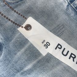 Purple Brand Jeans Size 30 Low Rise With Slim Boot Cut 