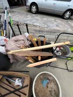 Wood stakes