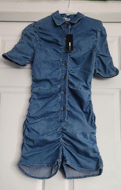 Denim Rompers