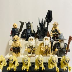 Lord Of the Rings Minifigures Gandalf Saruman | New Custom LEGO Compatible Toys