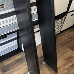 Set of 2 IKEA Black Shelves