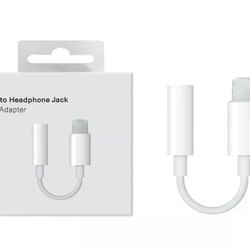 Apple Lightning To Headphone Jack Adapter 3.5 mm $10 Each 