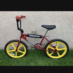 1979 WEBCO Replica Old School Bmx Bicycle All Original Beautiful Condition 