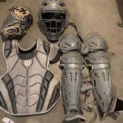 large catchers set, 33’ glove 