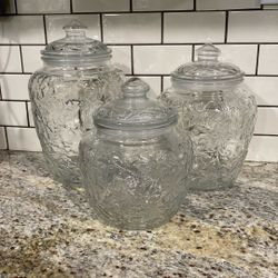 Princess House 3pc Canister 