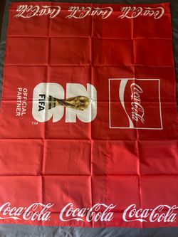 Official Coca-Cola FIFA World Cup 2026 Flag / Banner – Brand New