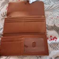 New Women's Brown Wallet 