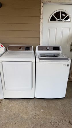 Samsung Dryer and LG Top Load Washer Set🔥💦
