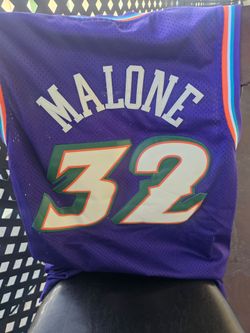 Utah Jazz Vintage Throwback Jersey Karl Malone Adidas Medium Hardwood Classics